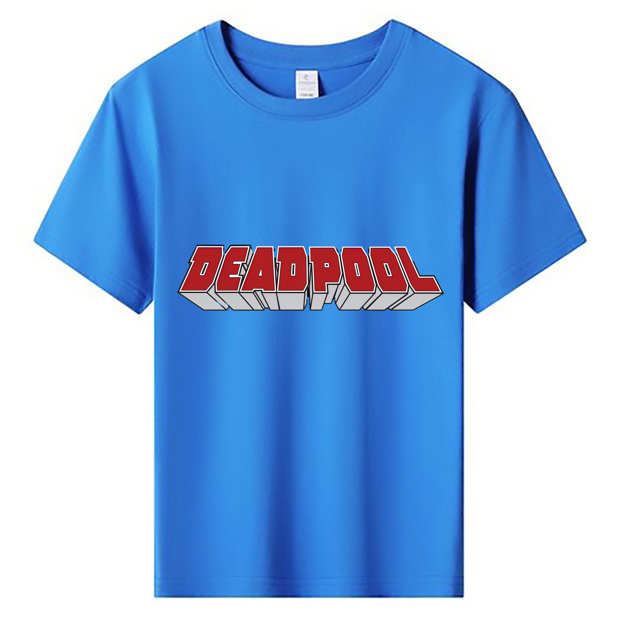 （画像用） Deadpool デッドプール 綿100％キッズTシャツ（フロントプリント）